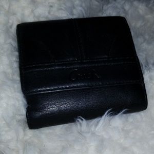 Black Coach Leather Women's Wallett